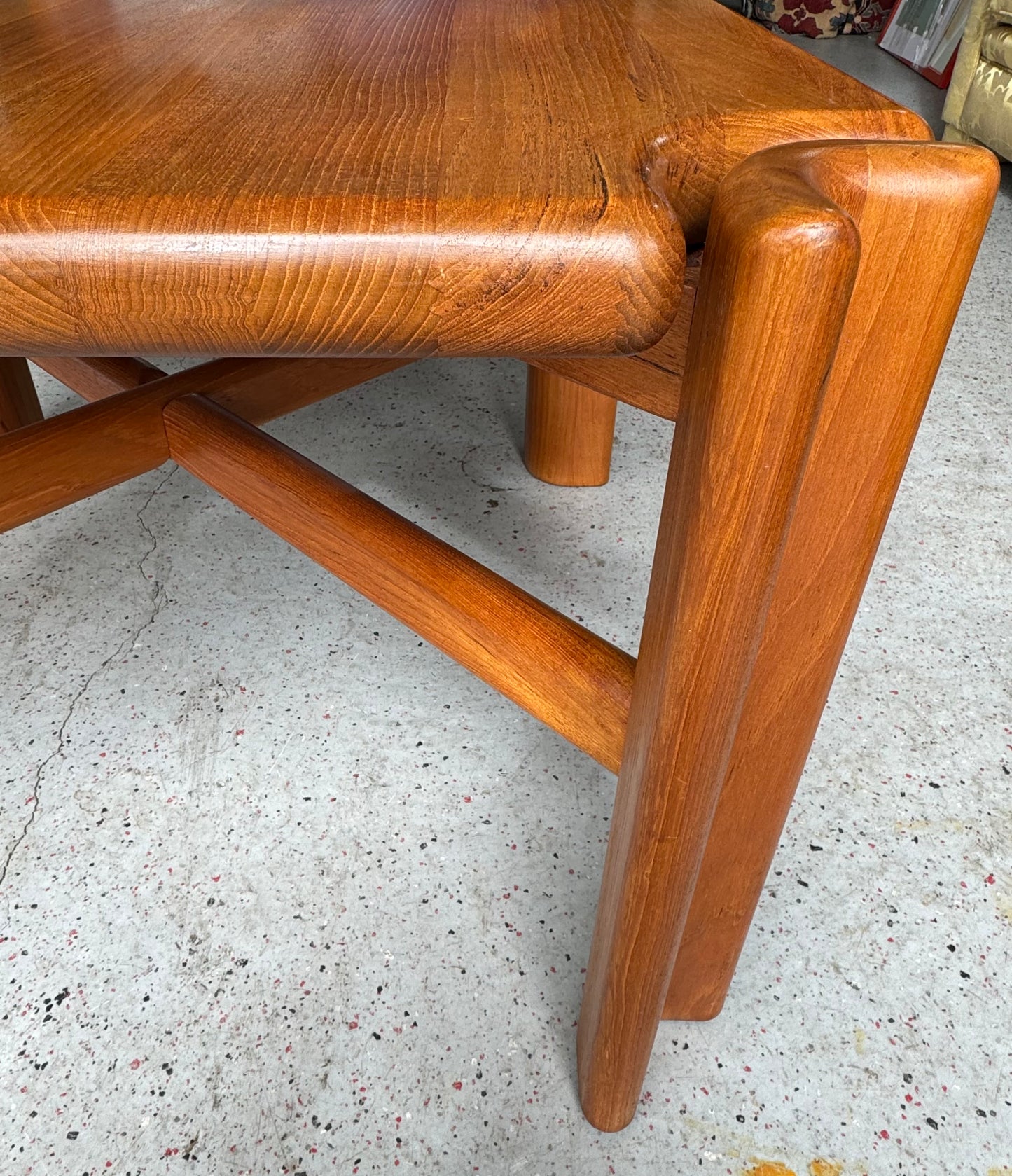 Niels Bach for Randers Møbelfabrik, 1960s, Square Teak Coffee Table