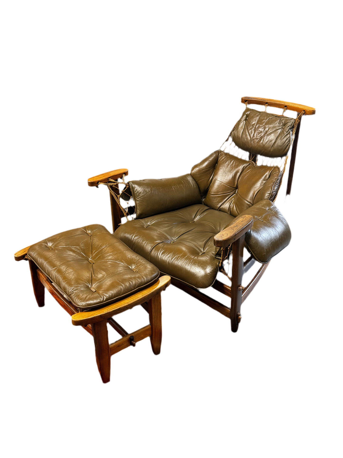 Jean Gillon Jangada Chair & Ottoman