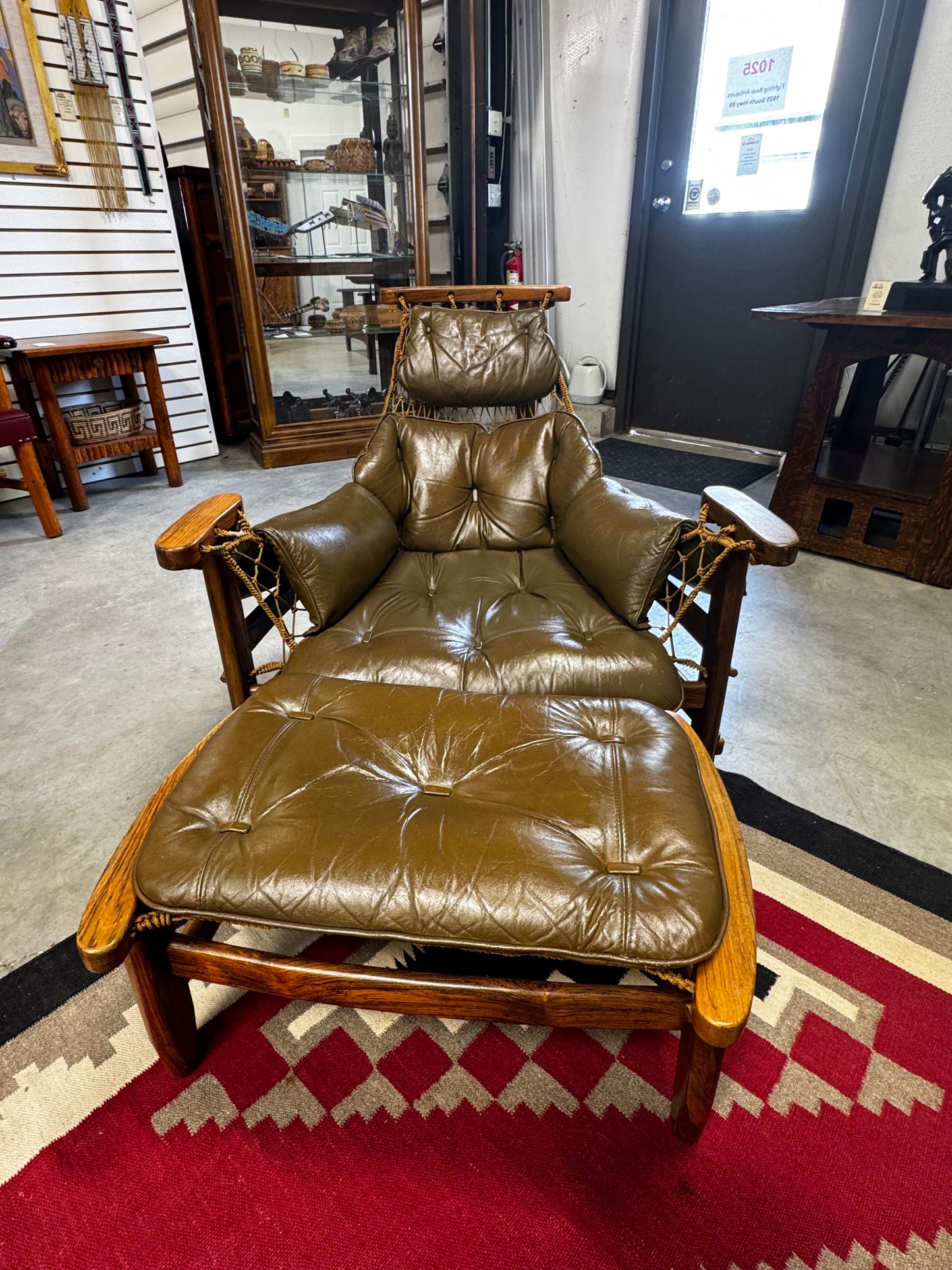 Jean Gillon Jangada Chair & Ottoman