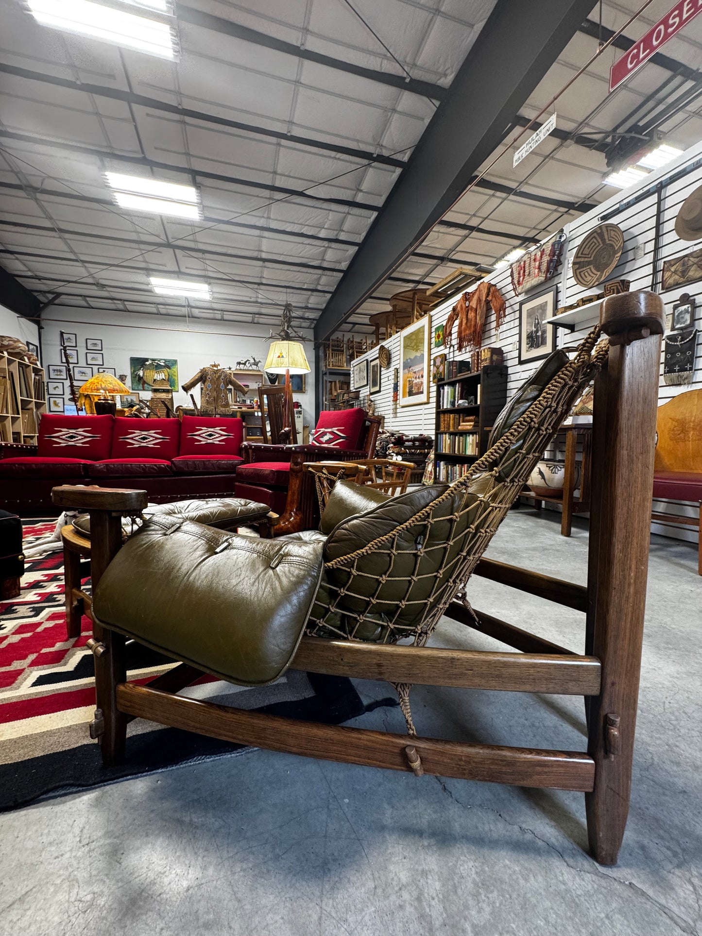 Jean Gillon Jangada Chair & Ottoman