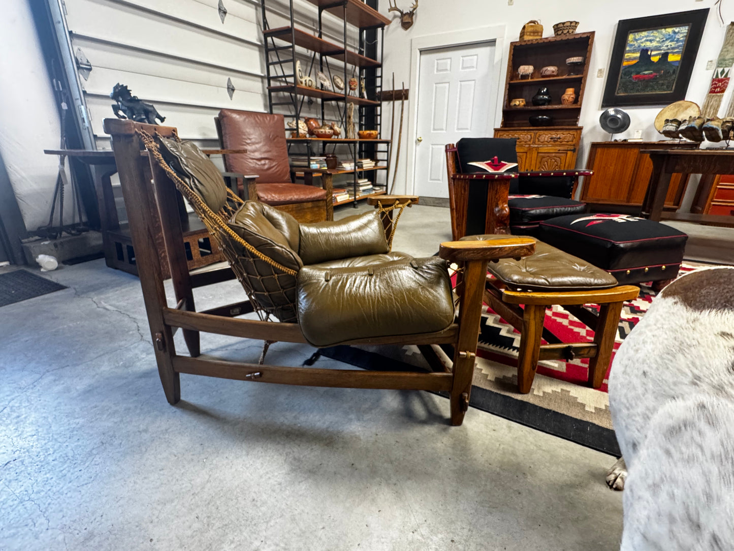 Jean Gillon Jangada Chair & Ottoman