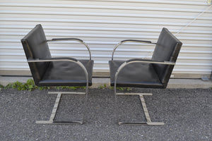 Mies Van Der Rohe Brno Chairs - A Pair