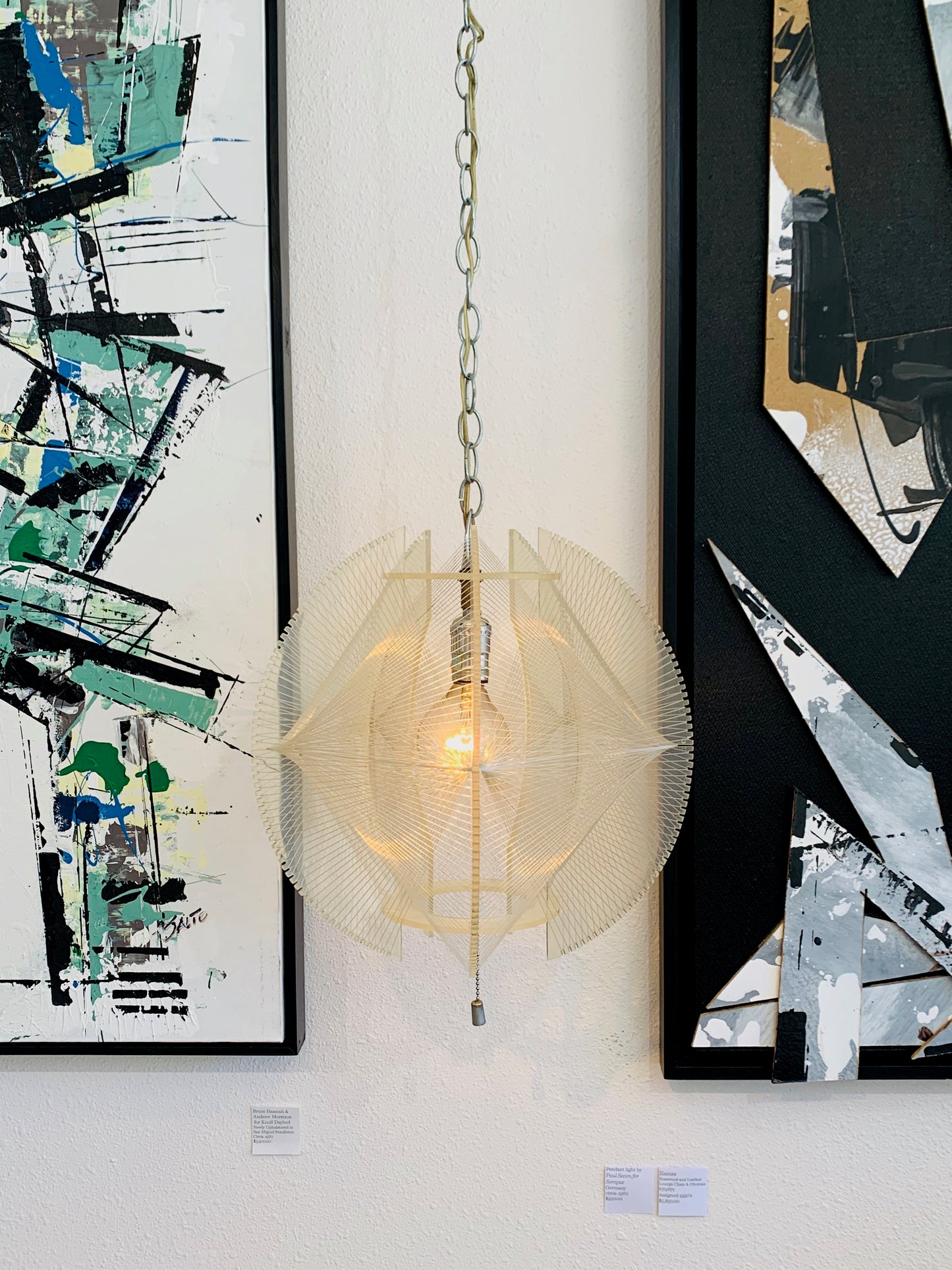 Paul Secon for Sompex Pendant Light