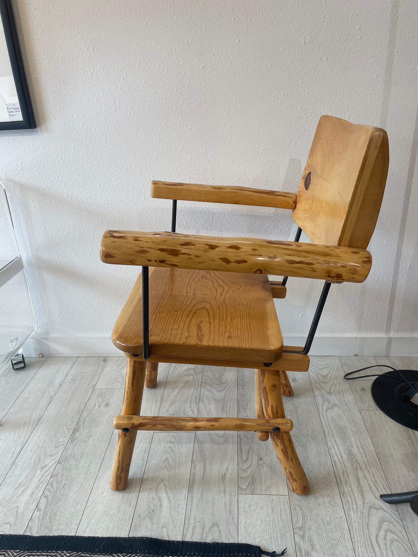 Rare Vintage Modern Rustic Chair