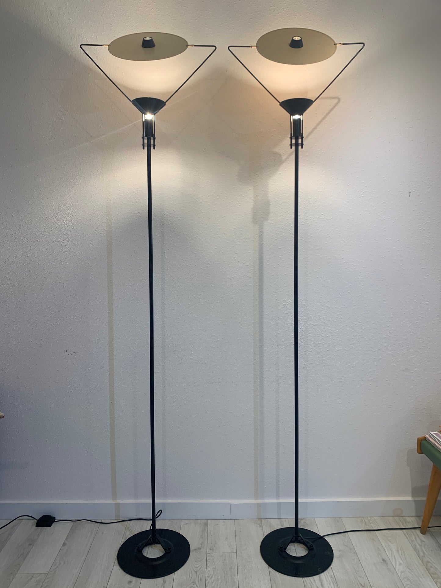 Pair of Artemide - Polifemo Floor Lamp by Carlo Forcolini